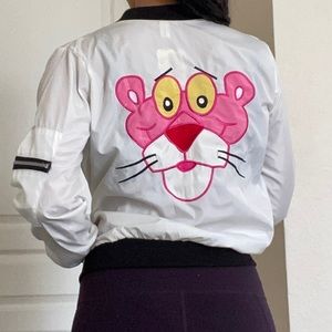 Pink Panther Windbreaker Bomber